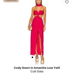 Cult Gaia Amanita Gown Size Large